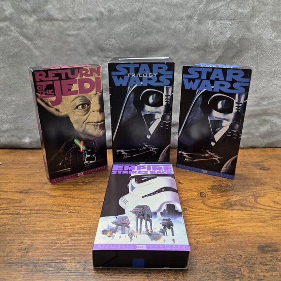 Star Wars VHS Trilogy Set 1995 - Pre-Owned - Picture 2 of 8